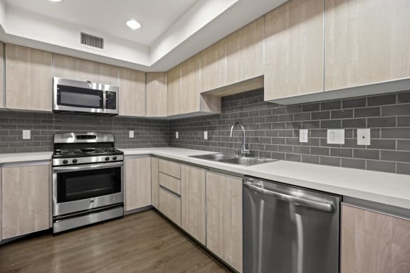 Kitchen with Gas Range