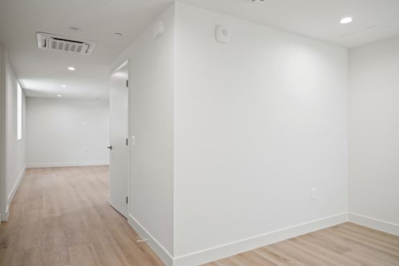 View from Sleeping Area to Bath and Living Area