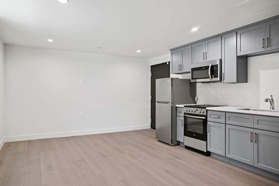 Kitchen and Living Area