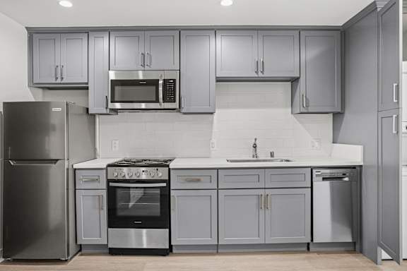 Kitchen with Stainless Steel Appliances