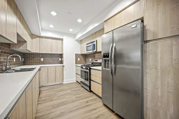 Kitchen with Stainless Steel Appliances
