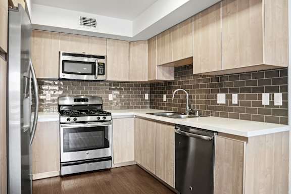 Kitchen with Stainless Steel Appliances