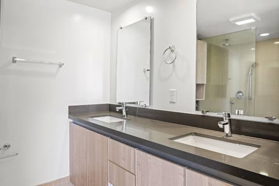 Master Bathroom with Dual Sinks