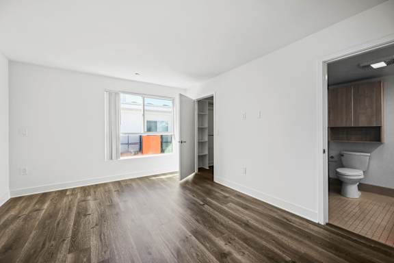 Master Bedroom with Walk In Closet