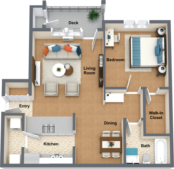 a floor plan of a house with a living room and a dining room