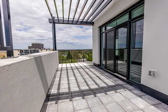 Penthouse terrace.