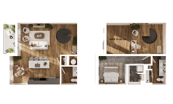 Acute Floor Plan at Parallel Apartments, Nebraska, 68106