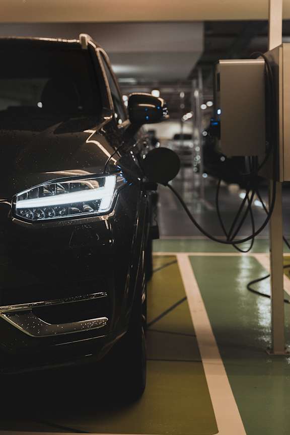 Car is Charging at Clove Apartments, Nebraska, 68114