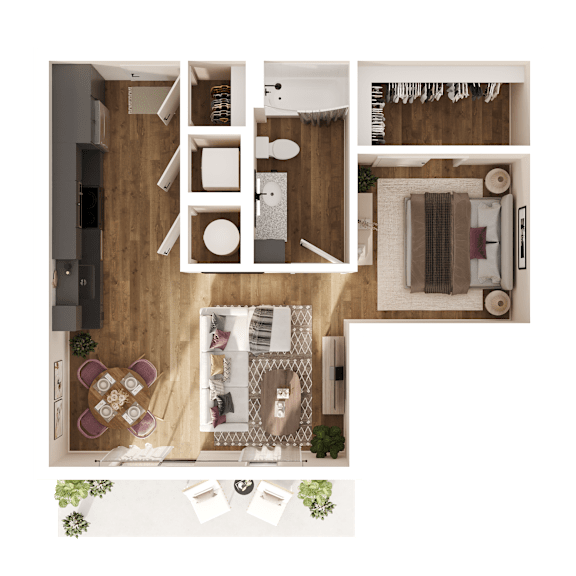Floor Plan  Sector Floor Plan at Parallel Apartments, Omaha, 68106