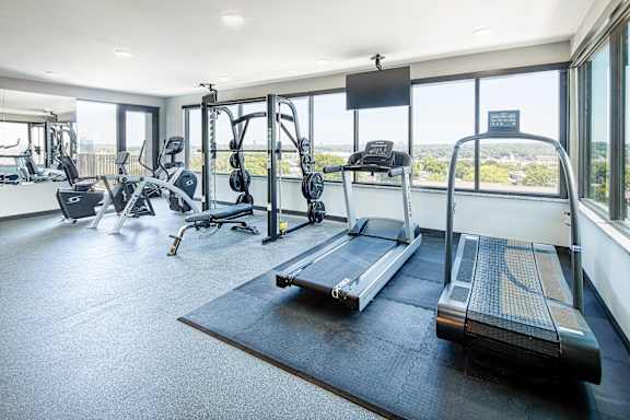 Spacious Gym at Centerline Apartments, Nebraska, 68106