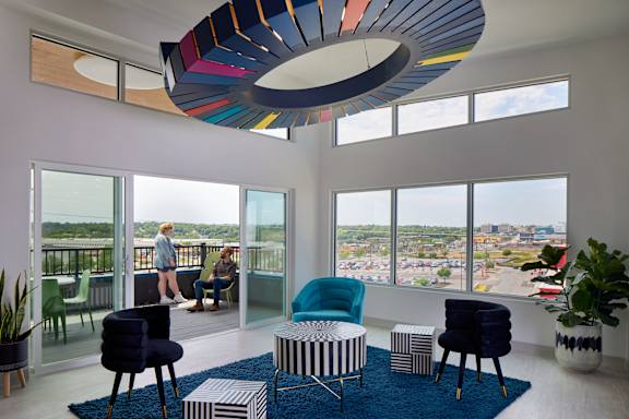 Social Lounge at Swivel Apartments, Omaha, 68114