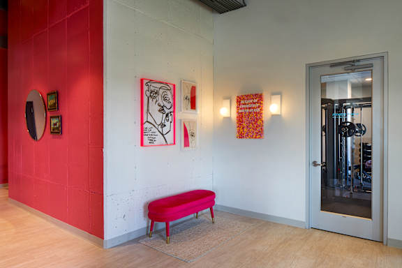 Clean Hallway at Swivel Apartments, Omaha, Nebraska