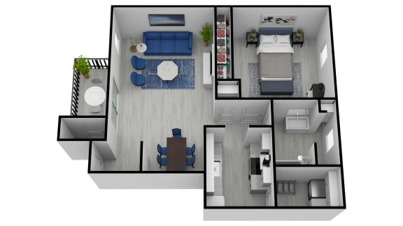 bedroom floor plan an in 2d