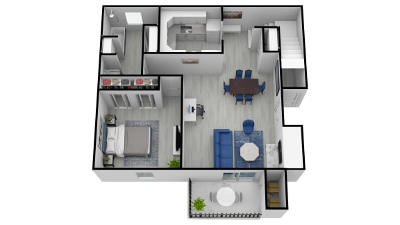 bedroom floor plan an in 2d