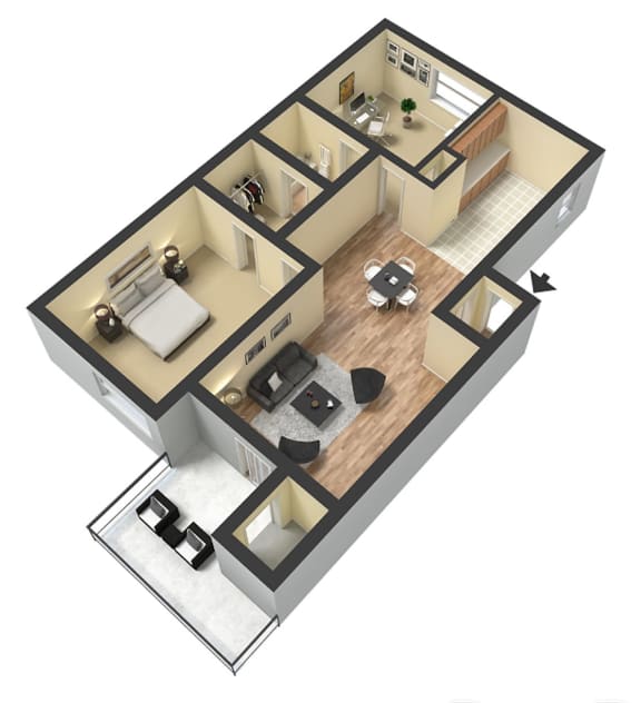 Floor Plan  the oyster 5000 apartment for rent in atlanta, ga