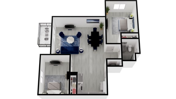 the floor plan of the 2100 sq ft home