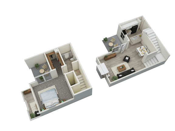 bedroom floor plan an in 2d
