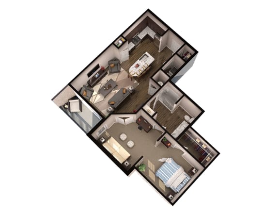 Floor Plan  A3 Floor Plan at Residence at Riverwatch, Agusta, GA, 30909