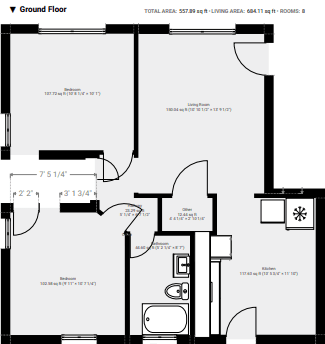 a blueprint of a floor plan of a building
