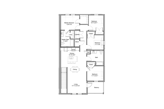 4 bedroom floor plan