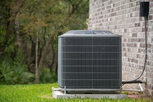Air conditioning unit outside