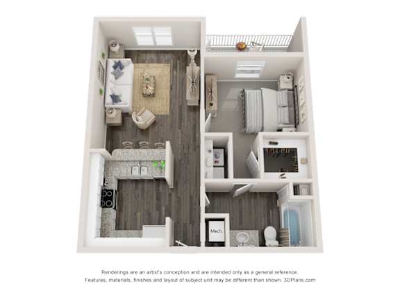 Syrah Petit Floor Plan at Elan Apartments, Florida