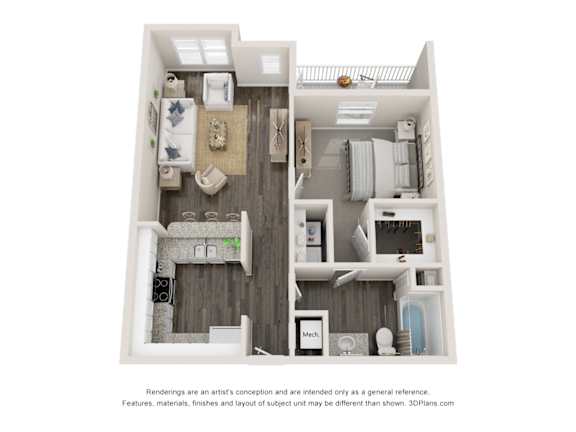 Syrah Petit Floor Plan at Elan Apartments, Florida, 32547