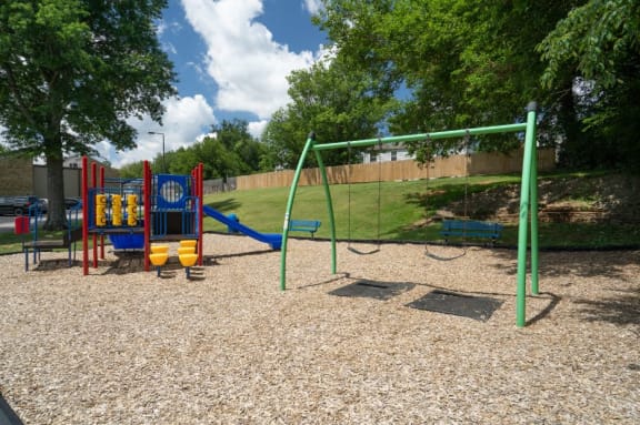a playground in a park at Stonewater Apartments, Louisville, KY