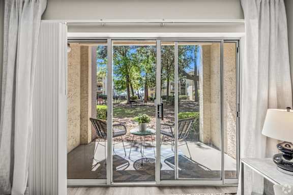 Balcony View With Patio at Coastline Apartments, Fort Walton Beach Florida