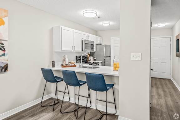 Kitchen Island at Coastline Apartments, Fort Walton Beach, FL