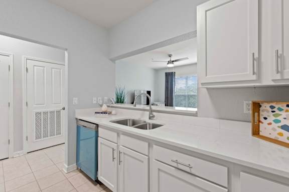 Stainless Steel Sink at Elan Apartments, Fort Walton Beach, FL