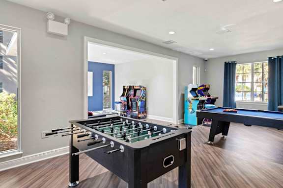 Game Room at Coastline Apartments, Fort Walton Beach Florida
