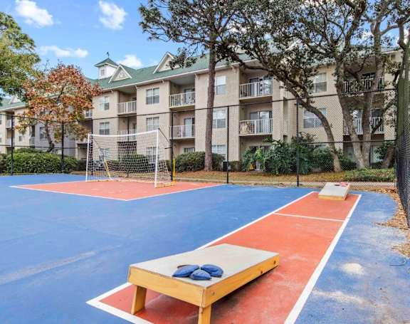 Open Basketball Court at Coastline Apartments, Fort Walton Beach Florida