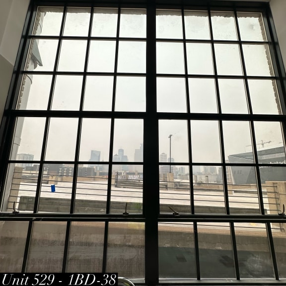 a view of the airport from inside the terminal building