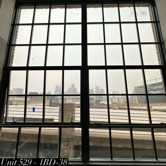 a view of the airport from inside the terminal building