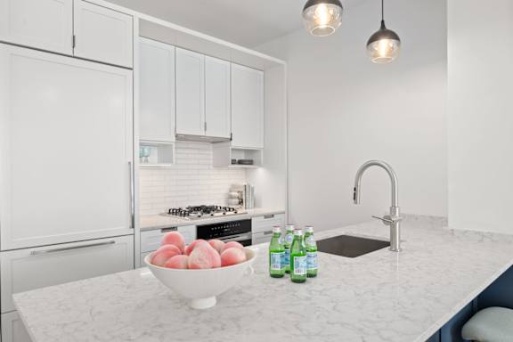 Kitchen at Hudson Piers, Yonkers, NY