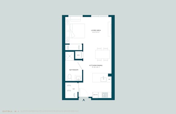 A floor plan of a house with labeled rooms.
