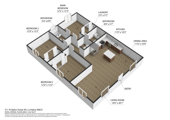 3d floor plans for a small home