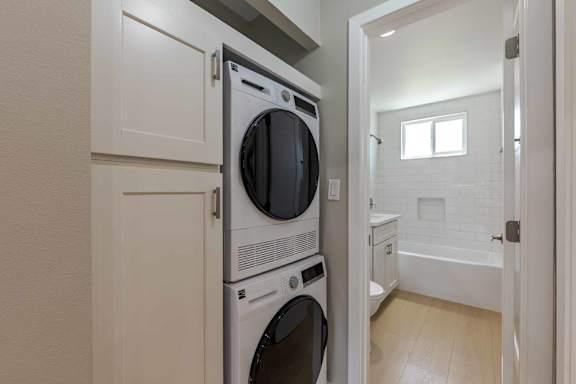Utility Laundry Room at Eastside Haven at 17th Apartments, Costa Mesa, CA, 92627