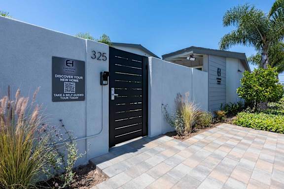 Property Front Look at Eastside Haven at 17th Apartments, California