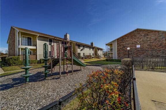 our apartments have a playground for your kids to play