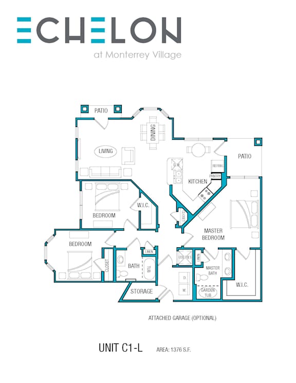 A blueprint of a house layout with labeled rooms.