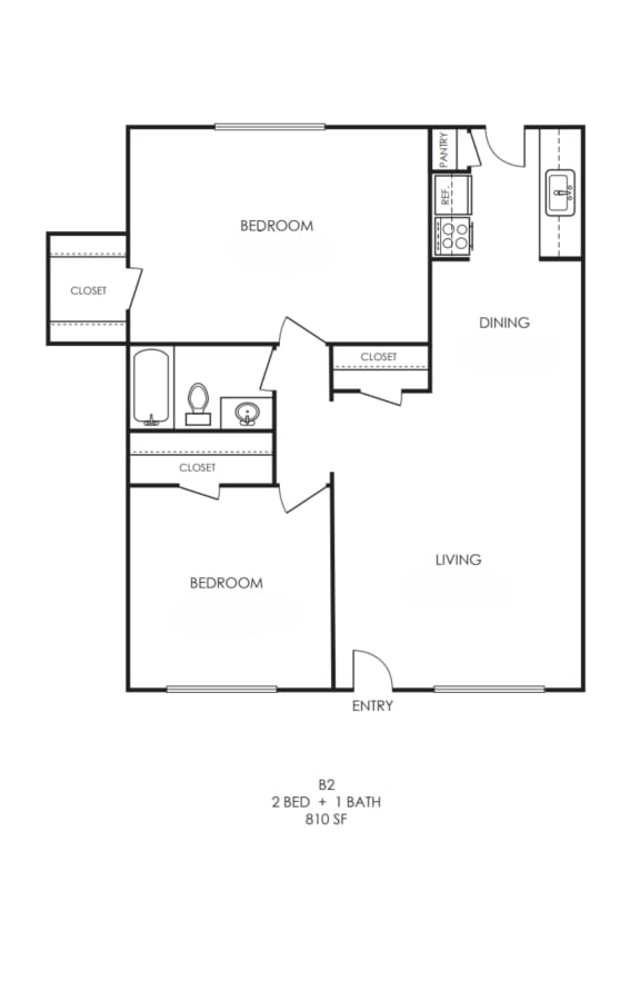 a floor plan of a house with a bedroom and a living room
