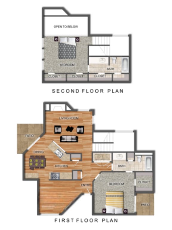A diagram shows the layout of a two-story house with labeled rooms.