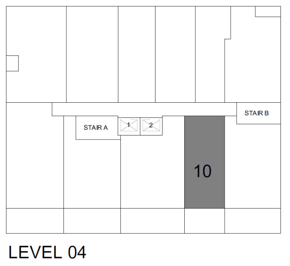 a schematic diagram of a floor plan of a building