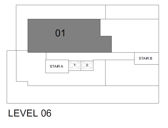 a diagram of a floor plan with a level 0 and a star