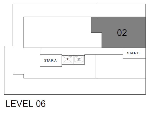 a schematic diagram of a floor plan with a level 0 and a star