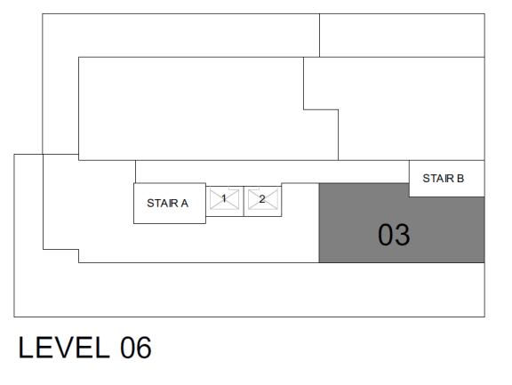 a schematic diagram of a floor plan of a building
