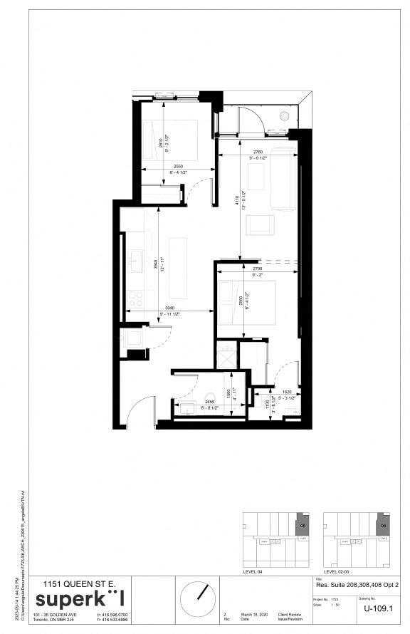 floor plan of the upper level of the house
