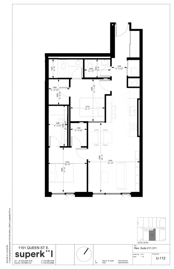 floor plan of the upper level of the house